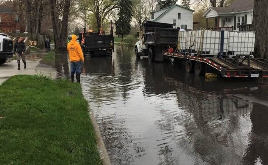 Detroit flooding