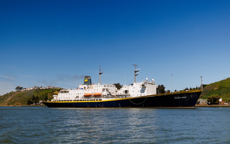 The 500 foot long Cal Poly Training Ship Golden Bear is being retired after 30 years as the Cal Poly Training Academy's primary training vessel.