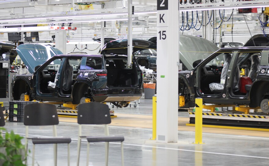Highlights from Gov. JB Pritzker's visit to the R2 plant in Normal on Tuesday, May 19, 2026.