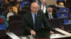 Corrections Secretary Ricky Dixon told the Senate Criminal Justice Committee that hiring in December nearly evened out the attrition of prison workers for the first time in more than a year. (Bailey LeFever/The Florida Channel)