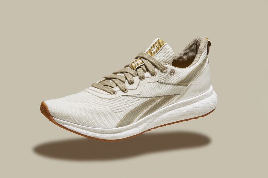 Reebok's Forever Floatride GROW sports sneaker is made from plants and went on sale this year..