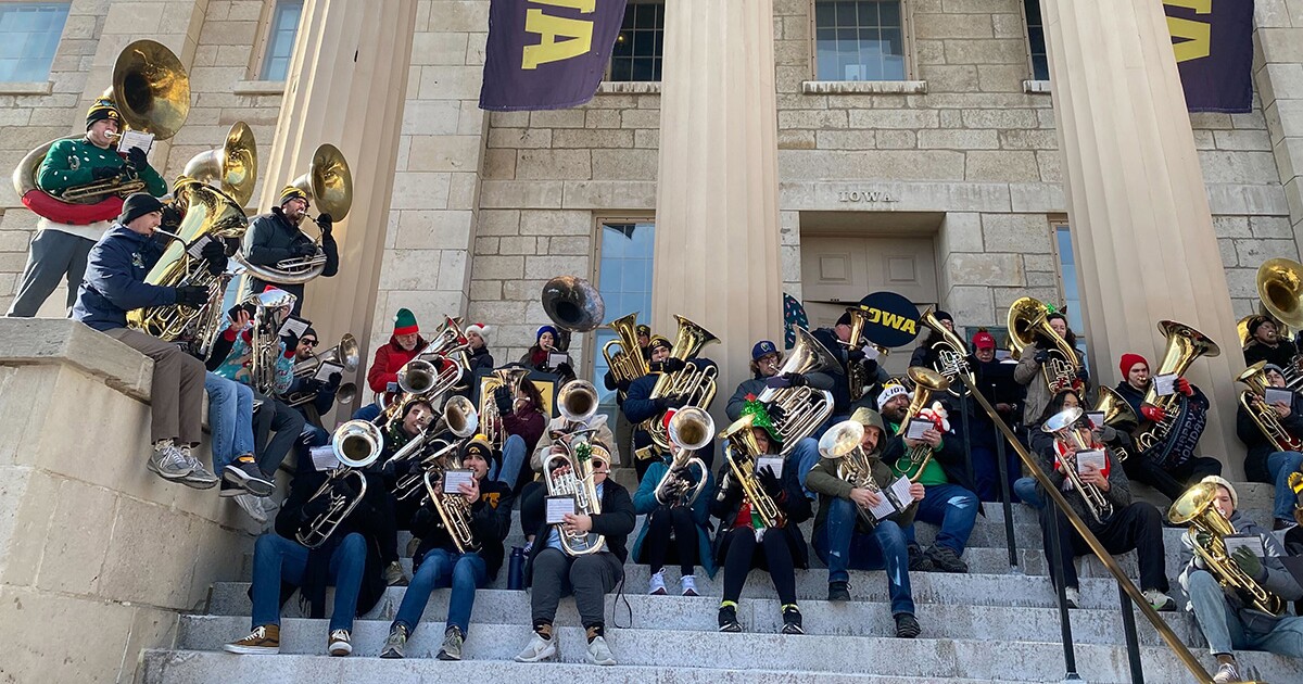 university-of-iowa-holiday-tubas-50th-anniversary-iowa-public-radio