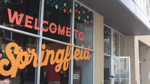 Route 66 Welcome Center in downtown Springfield (photo taken May 6, 2026).