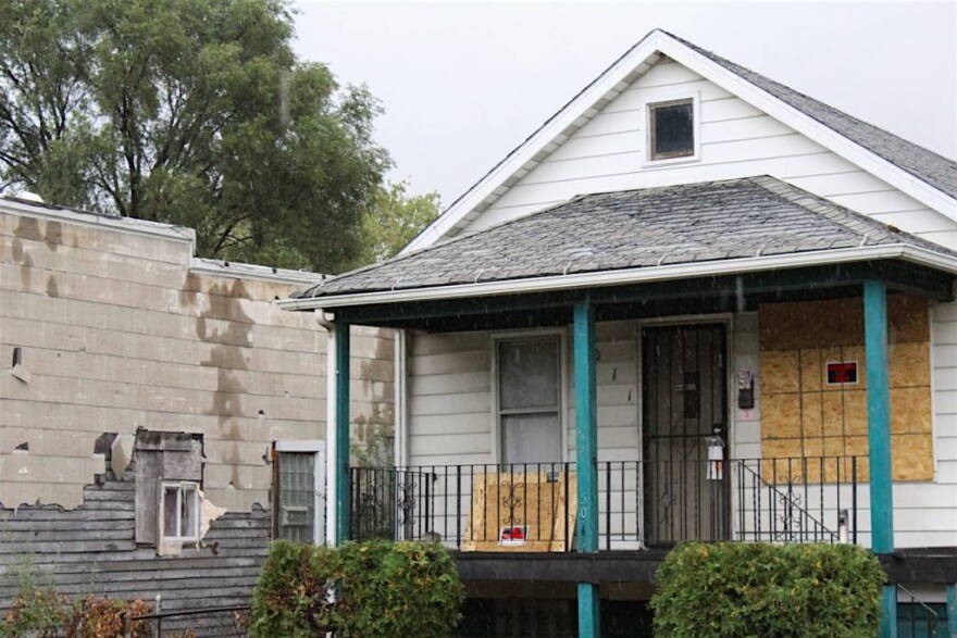 Many houses inside the EPAâ€™s East Chicago Superfund site are vacant and boarded up.