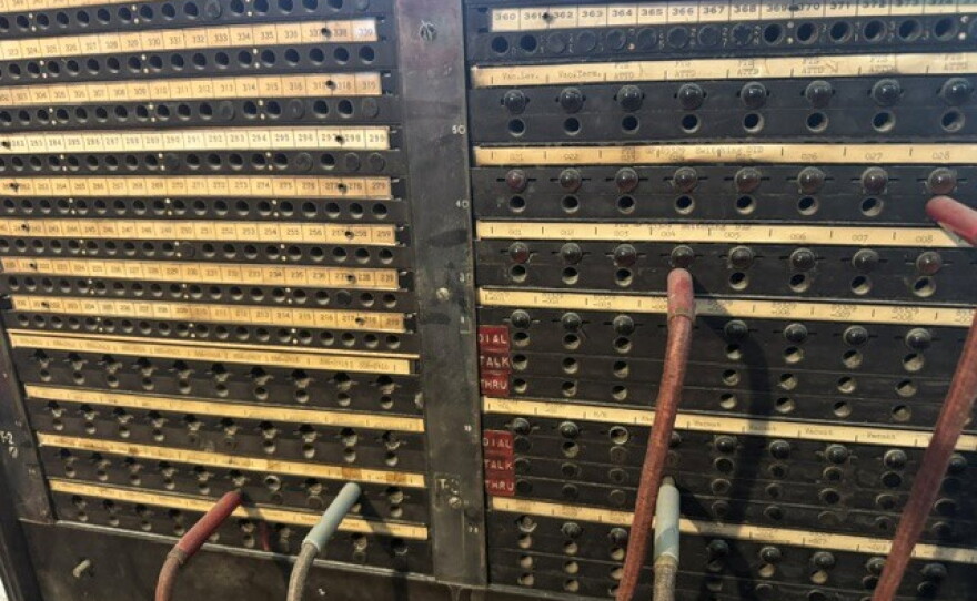 Preston's old telephone switchboard.