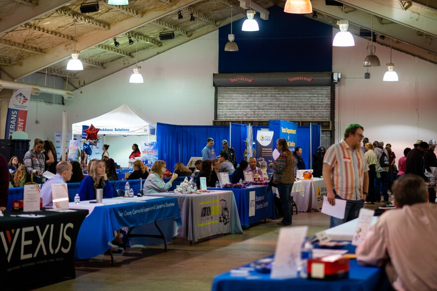 Workforce Solutions holds a job fair at the Taylor County Expo Center.