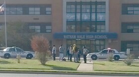 Tulsa Police on the scene at Hale High School