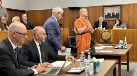 Former Clark County Sheriff Jamey Noel is sworn in at a change of plea hearing Monday.