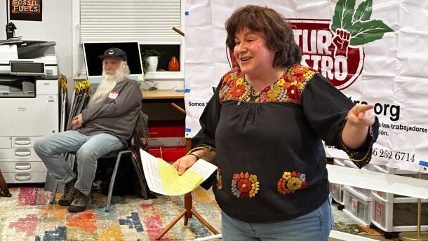 Leticia Zavala is a coordinator with nonprofit It's Our Future, or El Futuro Es Nuestro.