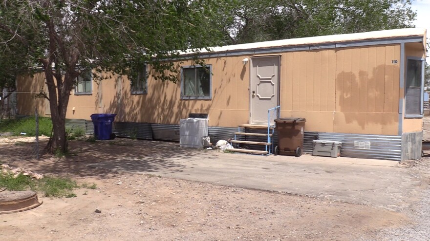 Rebecca and Jared's rented trailer.