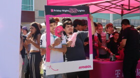 Gila Ridge Hawks posed for photos at Thursday's celebration, where the school announced it was a top 40 finalist in the T-Mobile Friday Night 5G Lights competition.