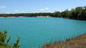 A quarry near Ada filled with water from the Arbuckle-Simpson Aquifer.