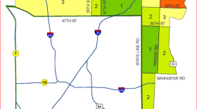 This is the old map outlining the area of paratransit service. On Thursday, Johnson County commissioners expanded service to anyone who is eligible to the entire county.