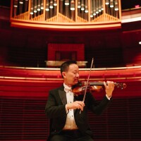 David Kim, concertmaster of The Philadelphia Orchestra, is soloist in Four Seasons during a concert from Feb. 2024.
