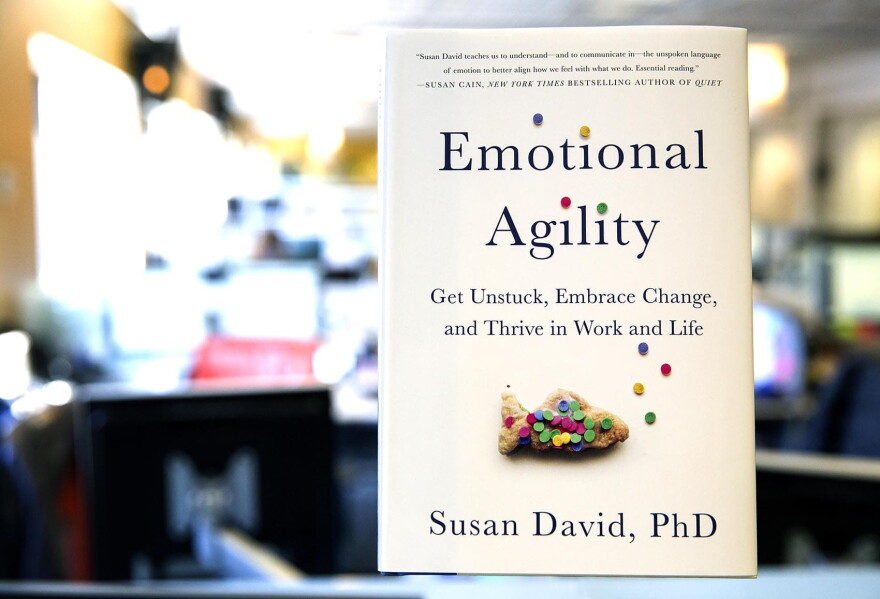 "Emotional Agility," by Susan David. (Robin Lubbock/WBUR)
