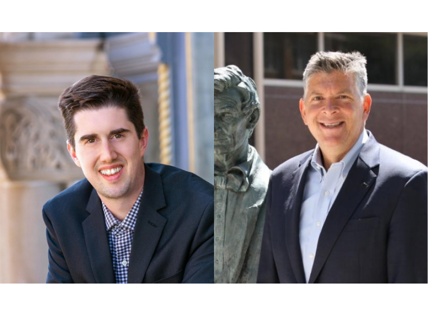 Republican Darin LaHood and Democrat Paul Nolley participate in the 2026 Illinois 16th Congressional District candidate forum hosted by WTVP.