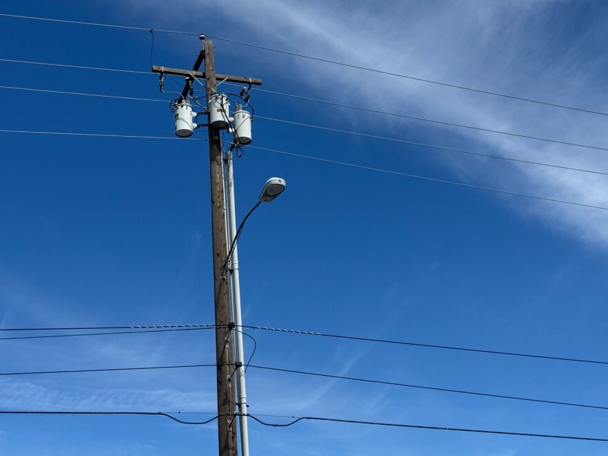 A power line in Kennewick. Tri-Cities business leaders said there isn't enough power to go around to support large industrial development in the area.