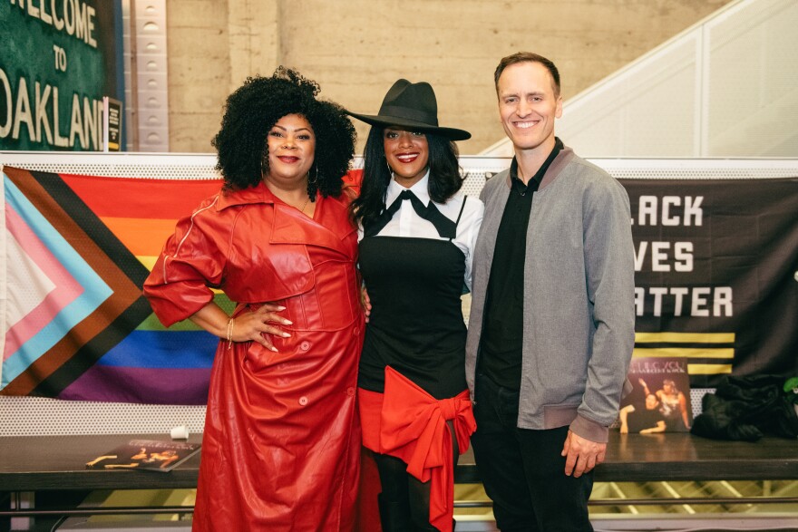 (L-R) "Co-Founders" musical writers Adesha Adefela, Ryan Nicole Austin and Beau Lewis