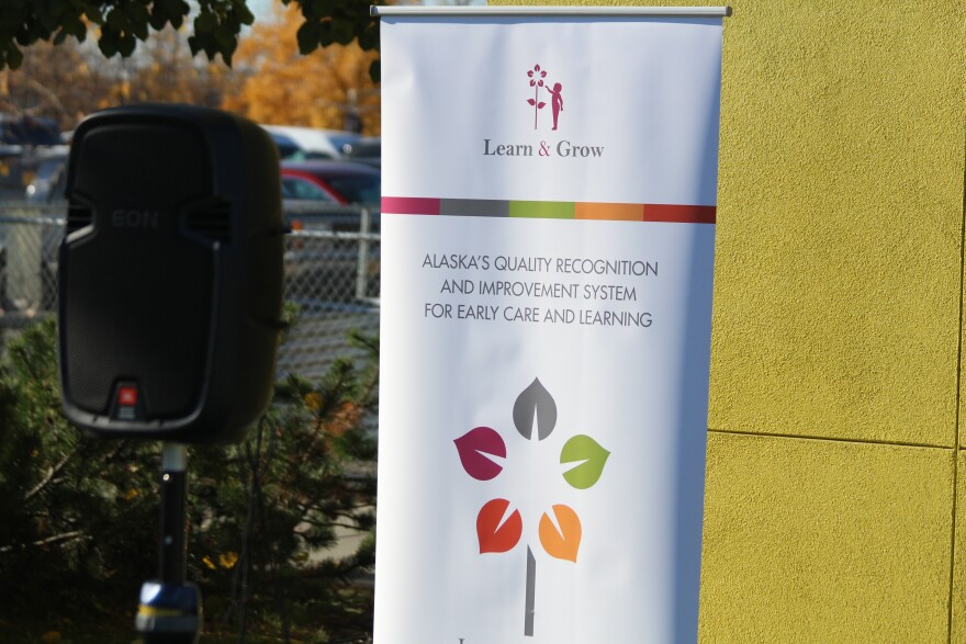 Learn and Grow is the states QRIS (Quality Recognition and Improvement System) which improves and evaluates childcare quality. (Photo by Wesley Early, Alaska Public Media - Anchorage)