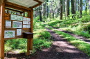 The Coast to the Sea trail is marked in several places with kiosks that provide information to travelers, as seen in this undated photo.