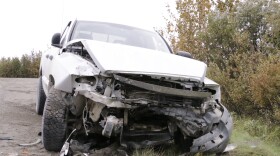 A silver Dodge truck, allegedly driven by an intoxicated driver, collided with a Kusko Cab on September 10, 2019 on Tower Drive in Bethel, Alaska, sending all five people involved to the emergency room.