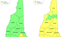 A state forecast for air quality shows most of the state will experience "moderate" air quality on Oct. 30.