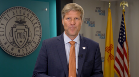 Albuquerque Mayor Tim Keller praised APD’s reform effort in an announcement on May 13. “Congratulations to our department and our officers,” he said in a videotaped statement. “I’m also grateful for our community, who did not lose faith and they gave us the belief and the courage that we could actually get here today.” Courtesy of City of Albuquerque