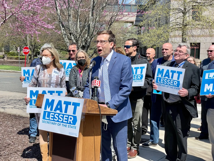 Sen. Matt Lesser entering the crowded field for governor.