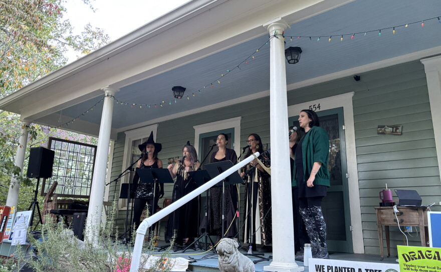 Photos from Porchfest 2026 and Boo-Le-Bark