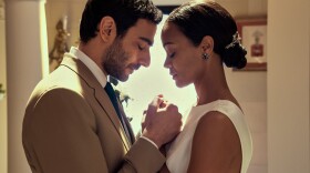 Zoe Saldaña and Eugenio Mastrandrea star in Netflix's "From Scratch." (Courtesy of Netflix)