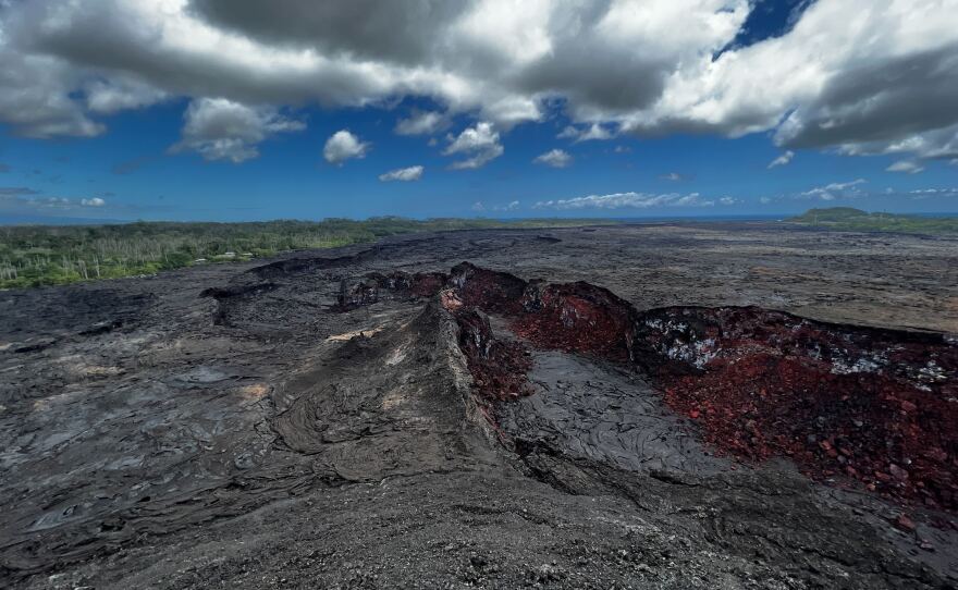 HPR's Russell Subiono visited Leilani Estates with resident Kris Burmeister to reflect on the fifth anniversary of the 2018 Kīlauea eruption.