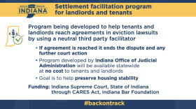 Indiana will launch a settlement arbitration tool for Hoosier landlords and renters as it braces for a flood of evictions when the state’s eviction moratorium ends Aug. 14.