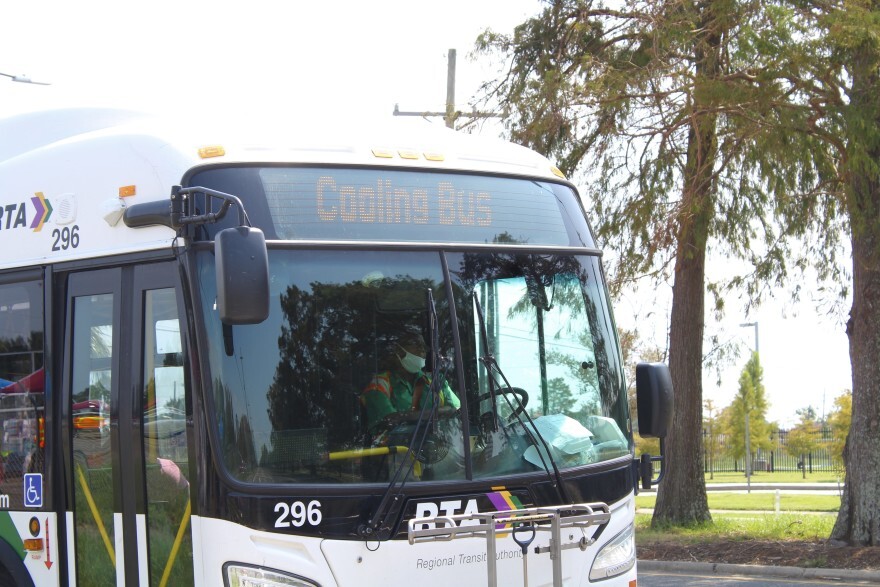 The City of New Orleans turned several RTA buses into cooling stations as residents faced power outages and heat advisories in the aftermath of Hurricane Ida.