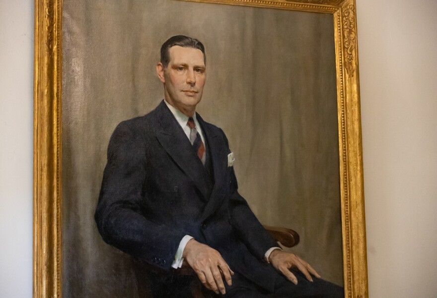 Maurice Tobin, depicted in 1947 by artist Howard Everett Smith.