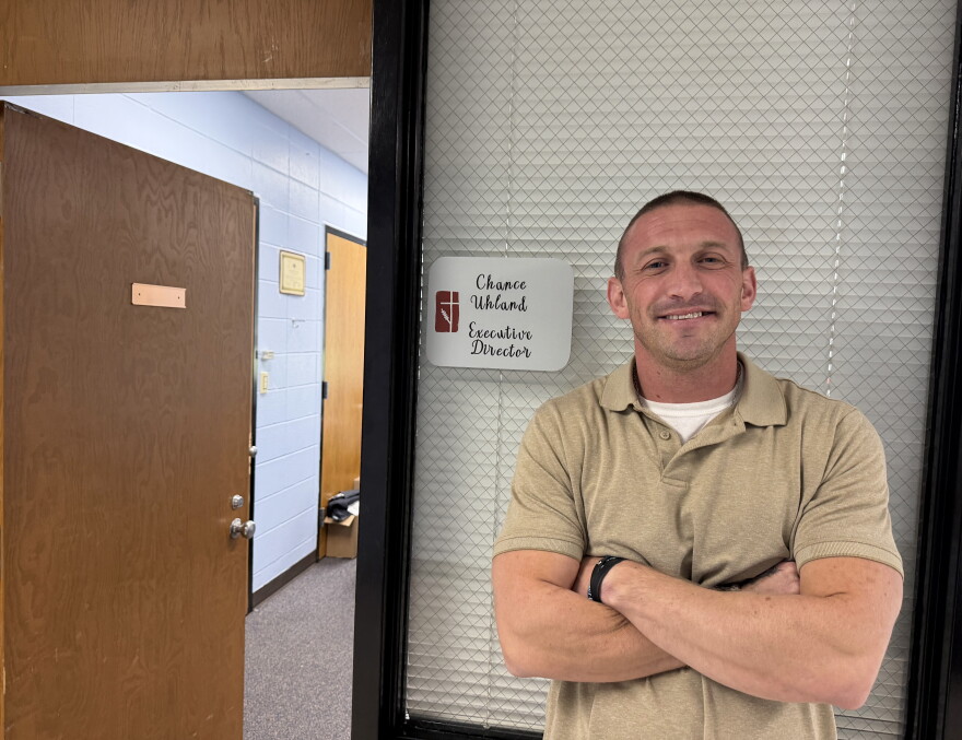 Chance Uhland is executive director of the Galesburg Rescue Mission and Women's Shelter as of October 2026. He previously served as interim director and a case manager.