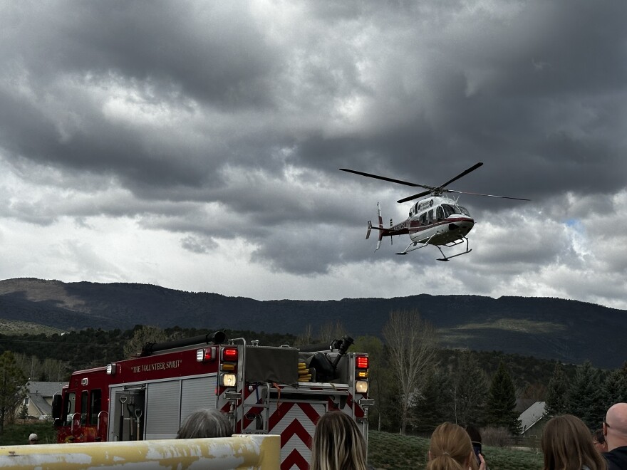 Eight emergency agencies in the Roaring Fork Valley collaborated to conduct a “mock DUI” on April 26 to deter Roaring Fork High School students from drinking and driving during prom.