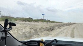 Town officials say there are significant shelf drops of more than two feet in several locations in Emerald Isle.