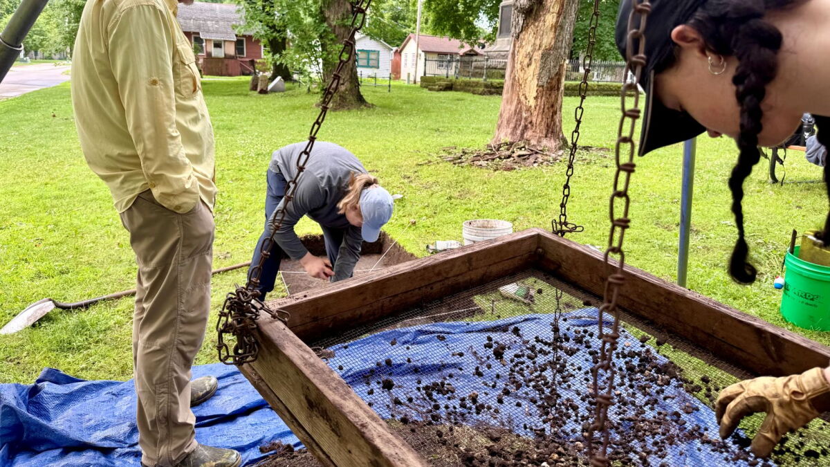 Students unearth Iowa history at the Abbie Gardner Cabin for the final time