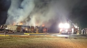 Fire at Sheri's Pub n Grub in Minocqua