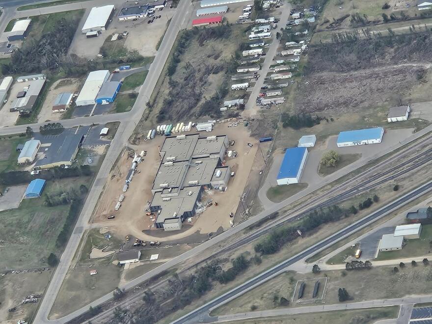 An aerial rendering of the new Beltrami County Correctional Facility, slated to open in April 2027.