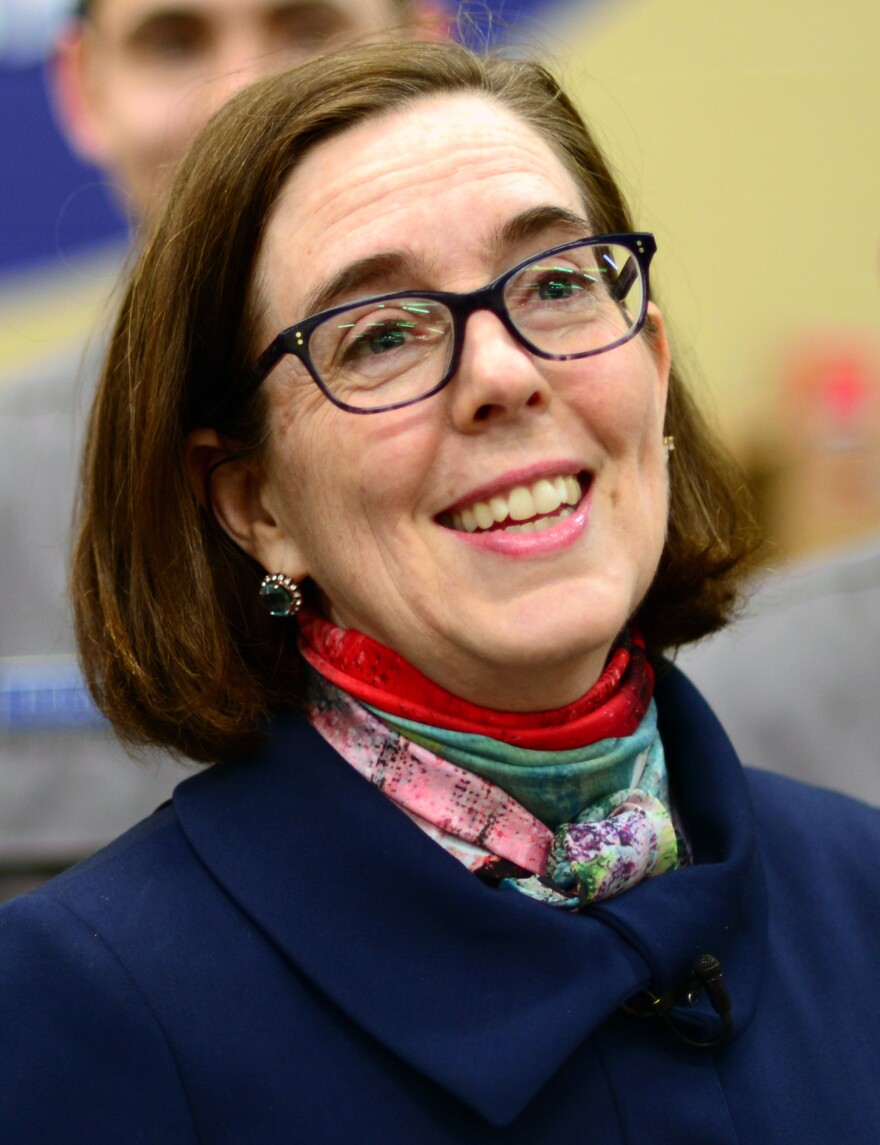 A photo of Oregon Governor Kate Brown