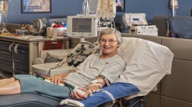 Sr. Damien Hinderer is one of 15 people selected for the 2019 Blood Donation Hall of Fame.