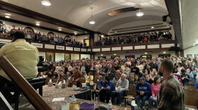 Hughes Auditorium on the Asbury University campus Saturday night 02-11-23