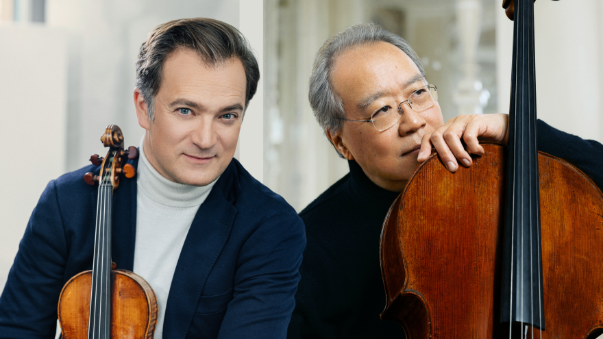 Violinist Renaud Capuçon and cellist Yo-Yo Ma