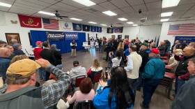 Michael Cracker leads Republic early vote rally in Lancaster, NY