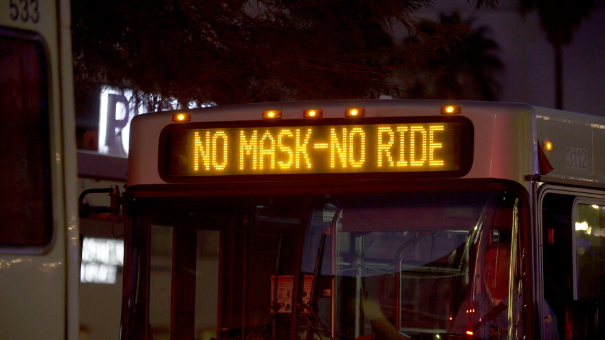360 bus mask sign