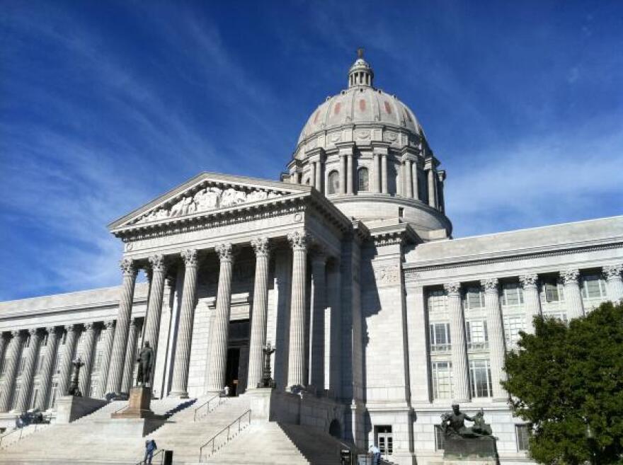 The Missouri State Capitol Building in Jefferson City