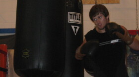 Clinton Phifer works out at the Atkins Porter Gym in Paris, Tenn. He's a three-time national champion and won the Ringside World Championship in 2009. He returns to Ringside August 2 with four other athletes from the Henry County Boxing Club.