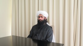 Taliban political office spokesman Muhammad Naeem Wardak spoke with NPR in Doha, Qatar, on Dec. 11.