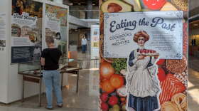 Eating the Past exhibit in the USU Merrill Cazier Library